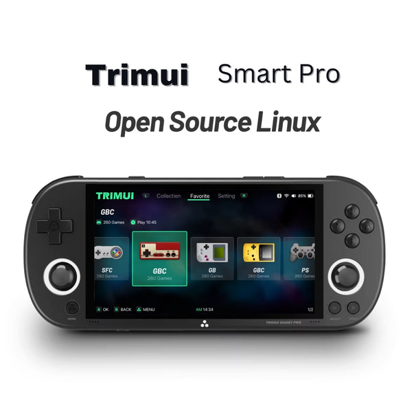 Trimui Smart Pro Handheld Game Console 4.96''IPS Screen
